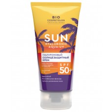 Крем для лица и тела SPF-50+ Солнцезащитный Гиалуроновый 25мл Bio Cosmetolog Prof